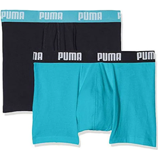 XXS Herenondergoed Puma Basic Boxer 2P - Aqua Blauw