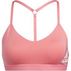 adidas All Me Light Support Training Bra - Hazy Rose/White