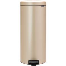 Goud Pedaalemmers Brabantia NewIcon Pedaalemmer 30 Liter Champagne