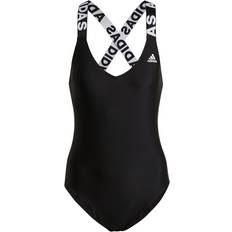 Adidas Uimapuvut Adidas Women's SH3.RO Branded Swimsuit - Black/White