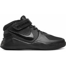 Nike Team Hustle D 9 FlyEase GS - Black/Dark Smoke Grey/Volt/Black