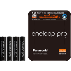 Panasonic eneloop pro aaa Panasonic Eneloop Pro AAA 4-pack with Storage Case