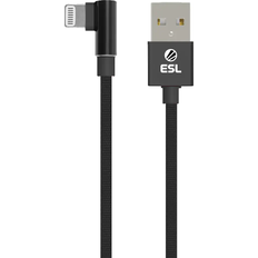 ESL Kabler ESL Angled USB A-Lightning 2.0 1m