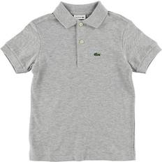 Ragazza Polo Lacoste Classic Polo Shirt Silver Chine Male