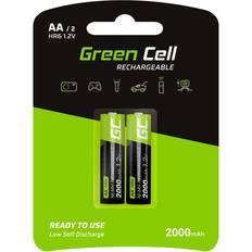 NiMH AA 2000mAh Compatible 2-pack