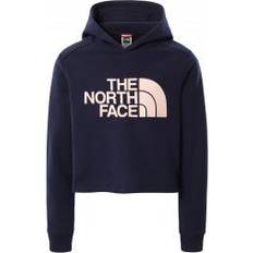 The North Face Girls Hoodies The North Face Girl's Drew Peak Cropped Hoodie - TNF Navy (558S)