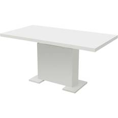 White dining table extendable vidaXL Extendable Dining Table 31.5x59.1"