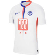 Nike Chelsea F.C. Brt Stad Jsy Blue/White, Male, Ropa, Camiseta de manga corta, Fútbol, Blanco