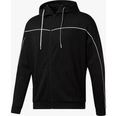 Reebok Workout Ready Doubleknit Zip-up Hooded Jacket Men - Black