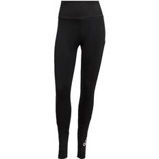 adidas Designed To Move Big Logo Sport Tights Women - Black/Black/White