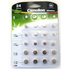 Camelion 24-Kpl Erilaiset Nappiparistot Nappiparistot Silver