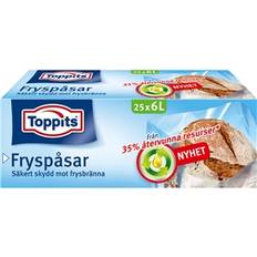 6 liter fryseposer Toppits Freezer Frysepose 25stk 6L