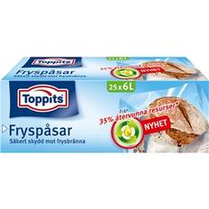Toppits Freezer Frysepose, Vakuumpose 25stk 6L