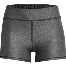 Under Armour HeatGear Mid-Rise Shorty Women - Charcoal Light Heather/Black