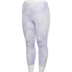 Nike One Icon Clash Cropped Leggings - White/Grey Female