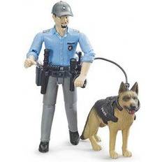 Bruder Bworld Policeman with Dog