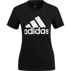 Donna Magliette Adidas Essentials Regular T-Shirt - Black/White Female