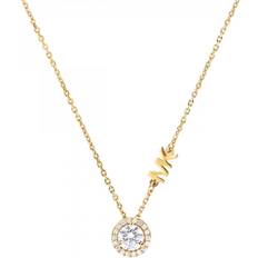 Michael Kors Collar Pave Halo Necklace MKC1208AN710 Oro 00