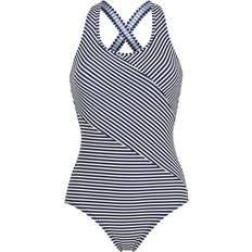 Abecita Donna Costumi da bagno Abecita Brighton Swimsuit Racerback Blue/White Female