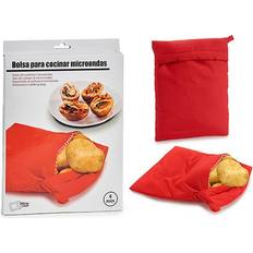 Rot Mikrowellengeräte BigBuy Home Microwave Bag Mikrowellengerät 1.5cm