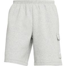 Coton Shorts Nike Club Cargo Shorts - Dark Grey Heather/Matte Silver/White