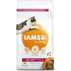 Iams cat chicken 3kg IAMS Senior Cat Food with Fresh Chicken 3kg