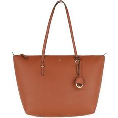 Lauren Ralph Lauren Totevesker Lauren Ralph Lauren Shopper Grain Keaton Bag - Cognac