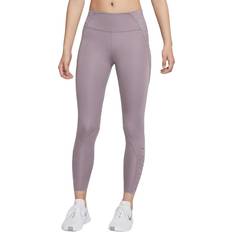 Nike luxe leggings Nike One Luxe 7/8 Laced Leggings Women - Purple Smoke/Clear