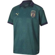 Puma FIGC Third Shirt Replica Jr Blue/Green, Unisex, Ropa, Camiseta de manga corta, Fútbol, Verde, 152