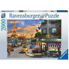 Klassiske puslespill Ravensburger Paris Sunset 2000 Pieces