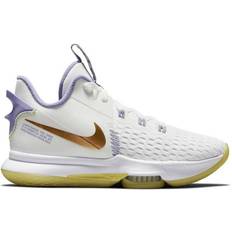 Nike LeBron Witness 5 M - Summit White/White/Light Zitron/Metallic Bronze