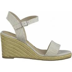 Tamaris Femme Sandales à talons Tamaris Heeled Sandal - Denim Stripes