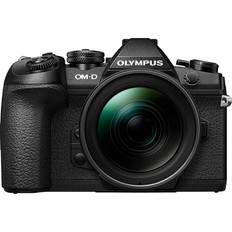 Olympus Micro Four Thirds Fotocamere Digitali OM SYSTEM E-M1 Mark II Fotocamera con EZ-M1240Pro Obbiettivo colore Nero