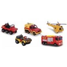 Brannmann Sam Uttrykningskjøretøy Simba Fireman Sam 5 Pack