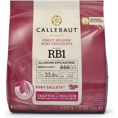 Callebaut Chocolates Callebaut Receta N. RB1 El Mejor Chocolate Rubí Belga, 400 g 400g