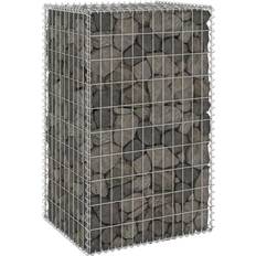 Sølv Gabionkurve vidaXL Gabion Wall 60x100cm