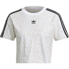 adidas Cropped Tee - Multicolor/White/Talc