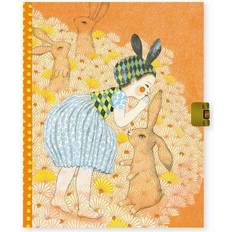 Animals Creativity Books Djeco Lovely Paper Diary with Lock Elodie