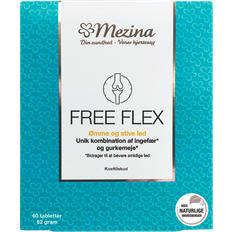 Ingefær - Tabletter Vitaminer & Mineraler Mezina Free flex 60 stk