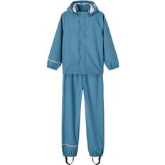 Name It Unisex Regnsæt - Blue/Real Teal (13177542)