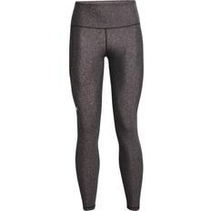 Grey - Women Base Layer Trousers Under Armour HeatGear No-Slip Waistband Full-Length Leggings Women - Gray