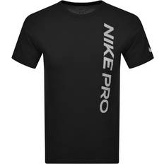 Nike Pro T-shirt Men - Black/Smoke Grey