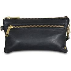 Indvendig lomme Clutch tasker Depeche Small Leather Bag - Black