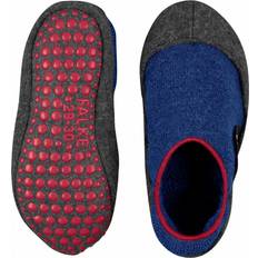 Wool Indoor Shoes Children's Shoes Falke Kid's Cozy Catspads - Cobalt Blue