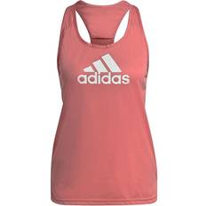 adidas Aeroready Designed 2 Move Logo Sport Tank Top Women - Hazy Rose/White