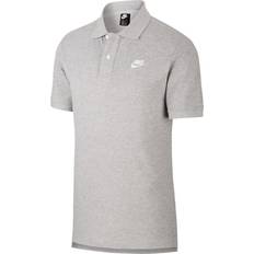 Nike Men Sportswear Polo Shirt - Dark Gray Heather/White