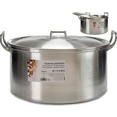 Aluminium Andere Potjes BigBuy Home Aluminum with lid 25 L 43 cm