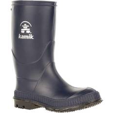 Recycled Materials Rain Boots Children's Shoes Kamik Kid's The Stomp Rain Boot - Navy/Black