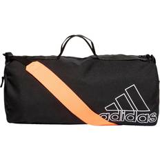 Canvas duffel adidas Canvas Sports Duffel Bag - Black/White