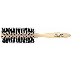 Träborst Hårborstar Natura Round Brush